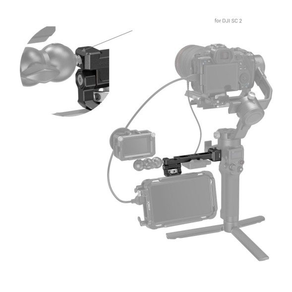 Крепление для монитора SmallRig 3026 с зажимом НАТО для DJI RS 2/RSC 2/RS 3/RS 3 Pro/ RS 3 mini