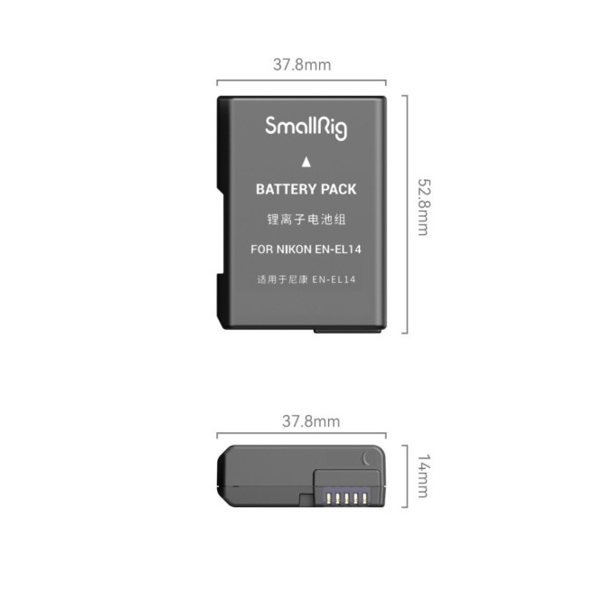 Акумулятор SmallRig 4069 EN-EL14 для камер Nikon