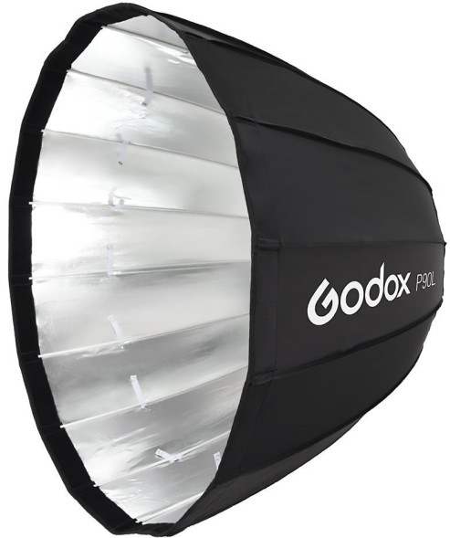 Глубокий параболический софтбокс Godox P90L под байонет Bowens