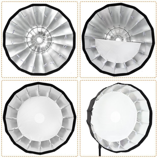 Глибокий параболічний софтбокс Godox P90L під байонет Bowens