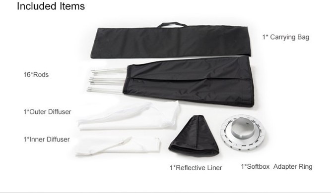 Глибокий параболічний софтбокс Godox P90L під байонет Bowens