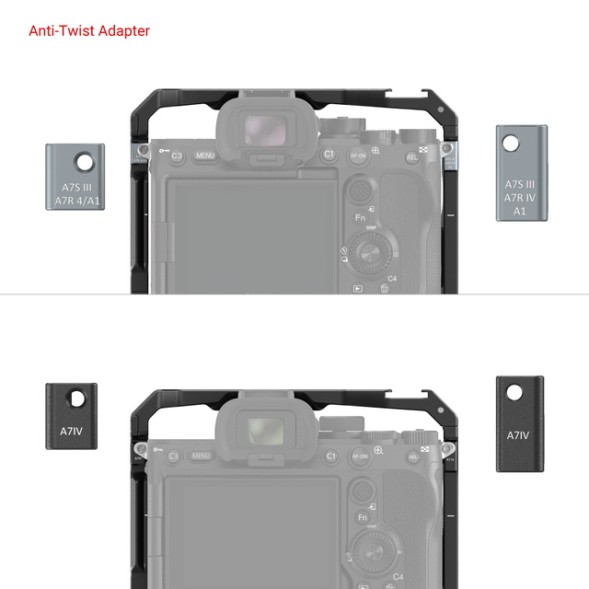 Клетка SmallRig 3594 для Sony a7S III, A7 IV, A7R IV, A1 с аккумуляторной батареей VG-C4EM