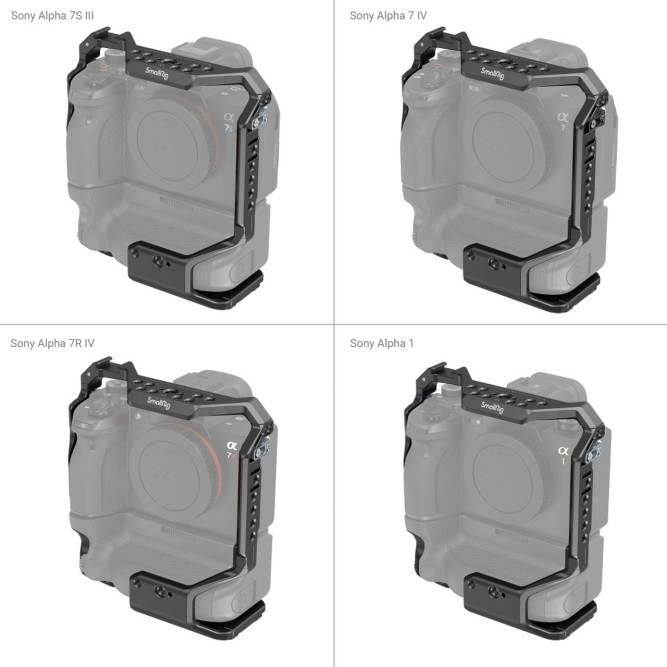 Клітка SmallRig 3594 для Sony a7S III, A7 IV, A7R IV, A1 з акумуляторною батареєю VG-C4EM