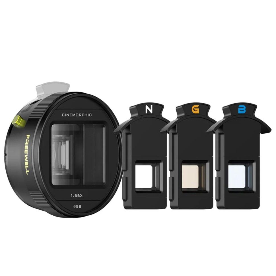 Об'єктив Freewell 1.55x Pro Cine Anamorphic 3-in-1 з байонетом 17mm