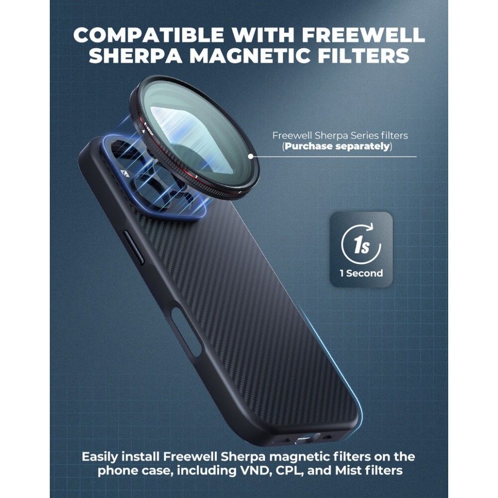 Чехол Freewell Pro Filmmaker для iPhone 17 Pro Max
