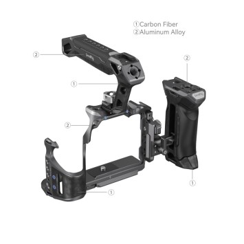 Комплект розширеної клітки SmallRig 3710 "Rhinoceros" для Sony Alpha 7R V / Alpha 7 IV / Alpha 7S III