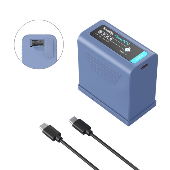 Аккумулятор SmallRig 4267 NP-F970 с USB-C портом (10500mAh)