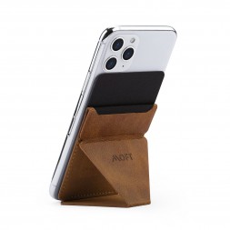 MOFT X - клейкая подставка для телефона, коричневая
