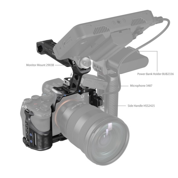 Комплект базовой клетки SmallRig 3708 &amp;quot;Rhinoceros&amp;quot; для Sony Alpha 7R V / Alpha 7 IV / Alpha 7S III