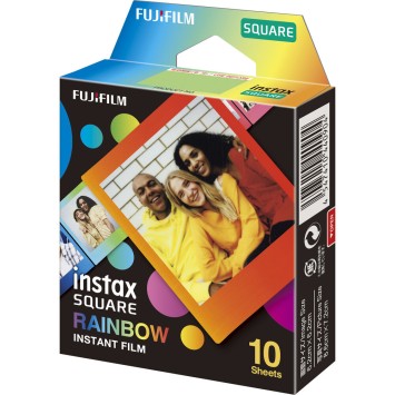Фотопапір Fujifilm INSTAX SQUARE RAINBOW (86х72мм 10шт)