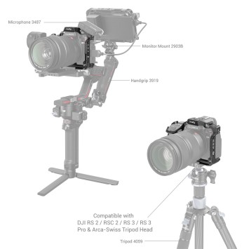 Клітка SmallRig 4023 “Black Mamba” для Panasonic LUMIX S5 II / S5 IIX