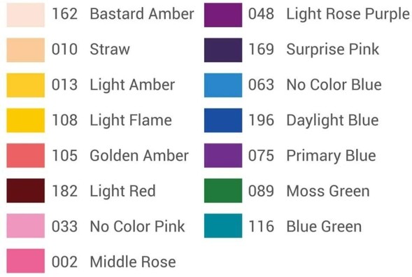 Набор цветных гелей Godox V-11C для AK-R1