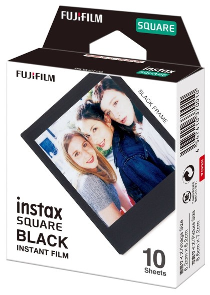 Фотобумага Fujifilm INSTAX SQUARE BLACK (86х72мм 10шт)
