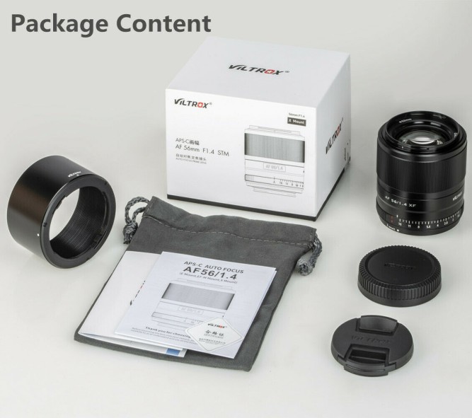 Обʼєктив Viltrox AF 56mm f/1.4 XF для Fujifilm (Black)