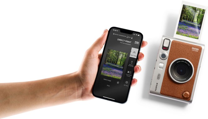 Фотокамера моментального друку Fujifilm INSTAX Mini EVO Hybrid Brown (16812508)