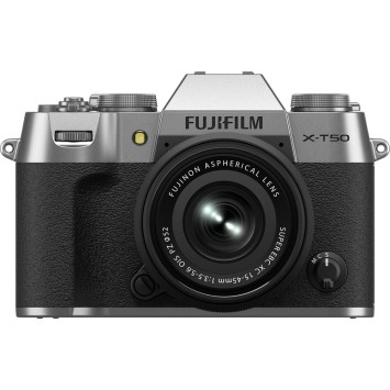 Камера FUJIFILM X-T50 silver kit XC 15-45mm f/3.5-5.6