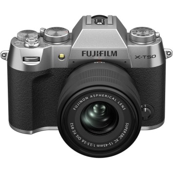 Камера FUJIFILM X-T50 silver kit XC 15-45mm f/3.5-5.6
