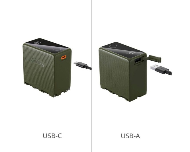 Акумулятор SmallRig USB-C Rechargeable Camera Battery for Sony NP-F970 (Green)
