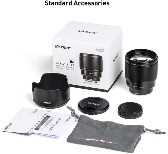 Объектив Viltrox AF 85mm f/1.8 II XF для Fujifilm