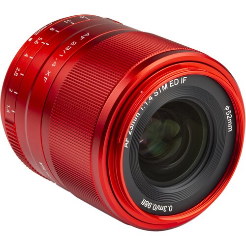 Объектив Viltrox AF 23mm f/1.4 XF для Fujifilm X (Red)