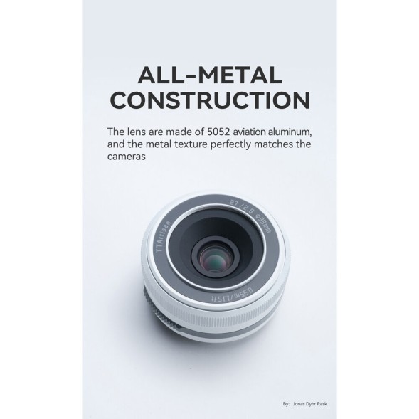 Объектив TTArtisan AF 27mm f/2.8 X для Fujifilm (White)