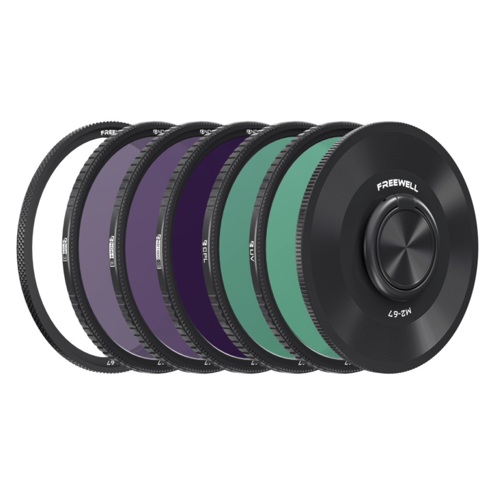 Комплект магнітних фільтрів Freewell M2 67mm 5Pack (ND8, ND64, ND1000, CPL, UV)