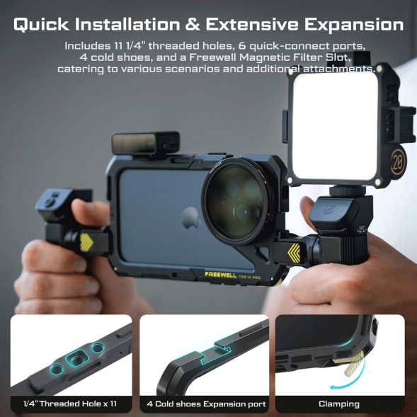 Клетка Freewell Genius Rig для iPhone 16 Pro